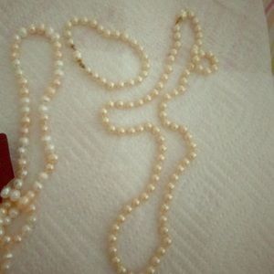 Genuine pearls